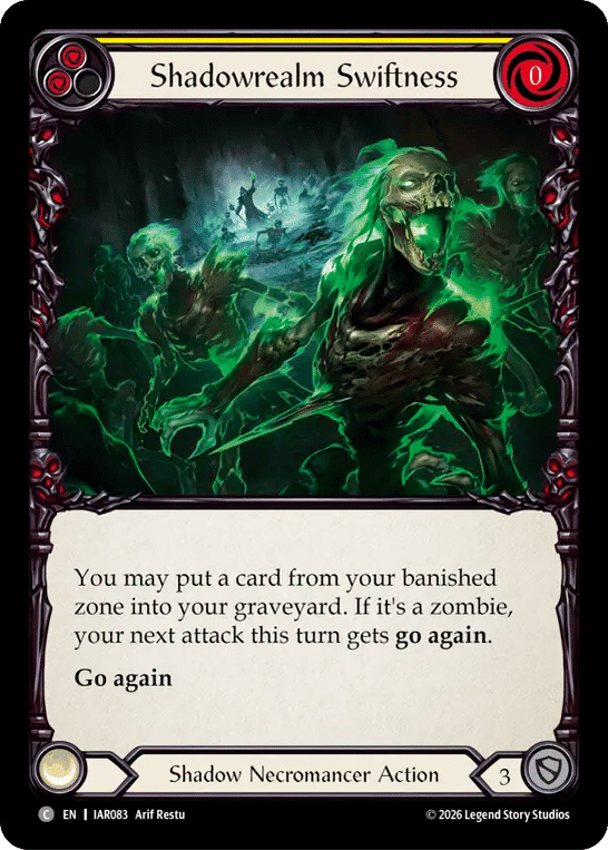 Shadowrealm Swiftness (Yellow) — Usurp the Shadow Throne — Flesh and Blood