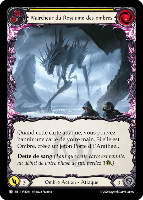 Marcheur du Royaume des ombres — Usurp the Shadow Throne — Flesh and Blood