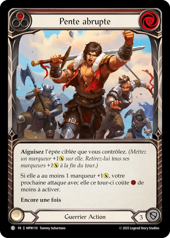 Pente abrupte — Mastery Pack Warrior — Flesh and Blood