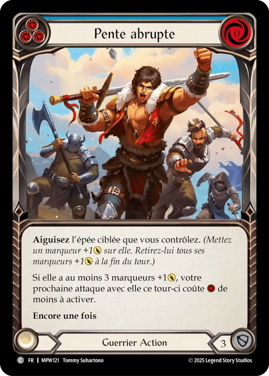 Pente abrupte — Mastery Pack Warrior — Flesh and Blood