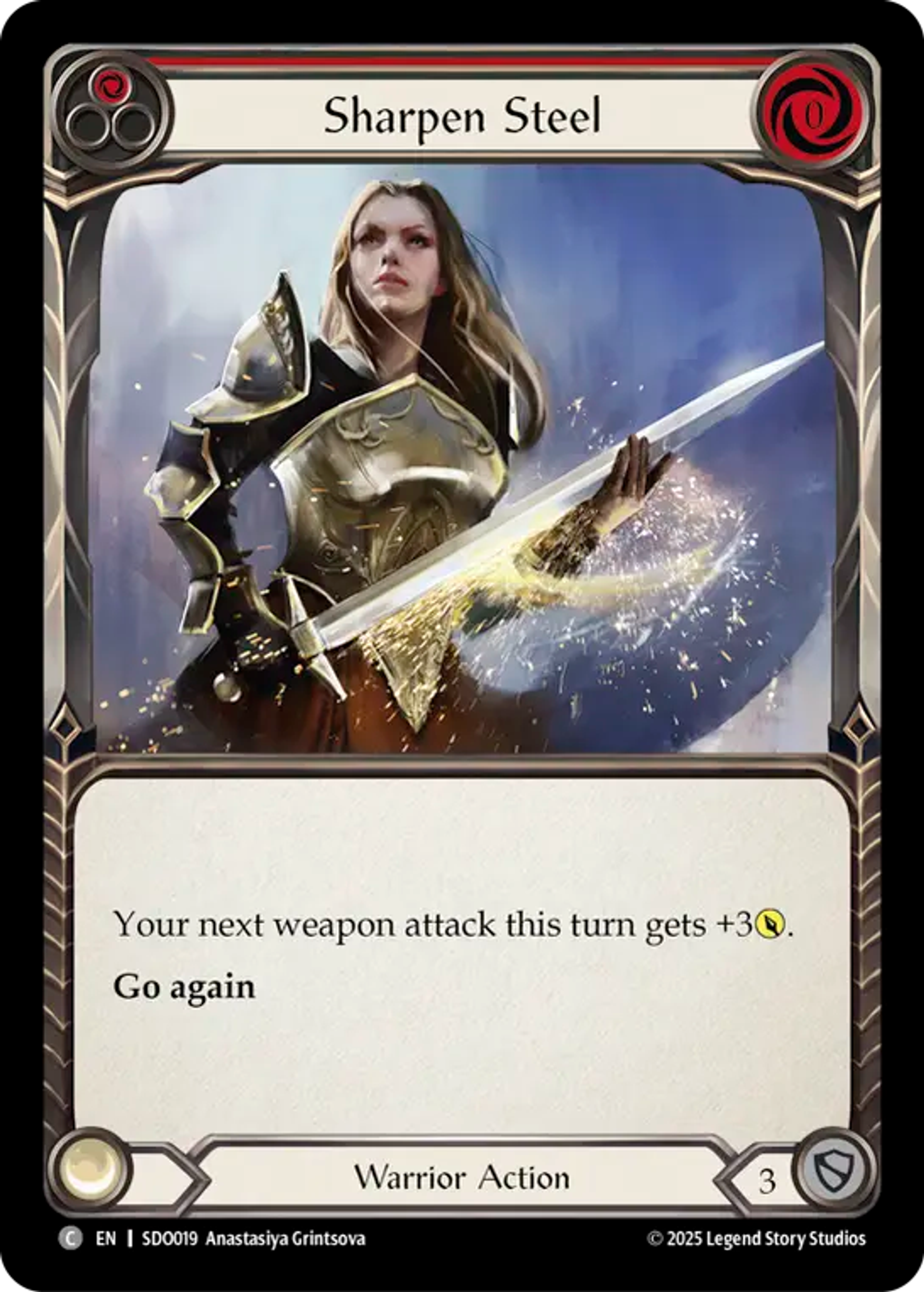 Sharpen Steel (Red) — Silver Age Chapter 2 - Dorinthea — Flesh and Blood