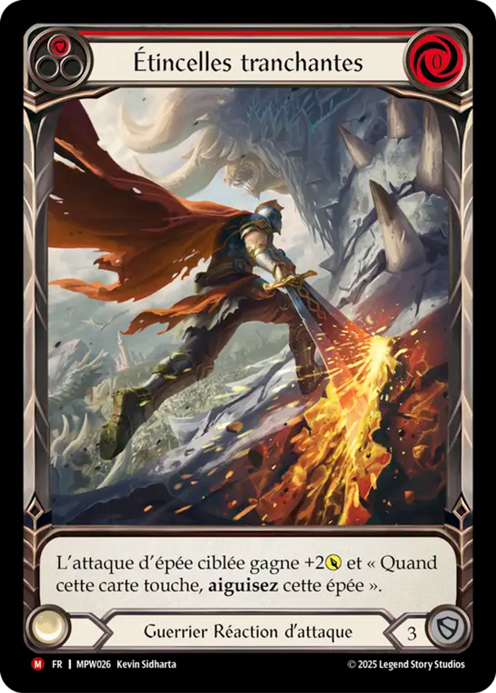 Étincelles tranchantes — Mastery Pack Warrior — Flesh and Blood