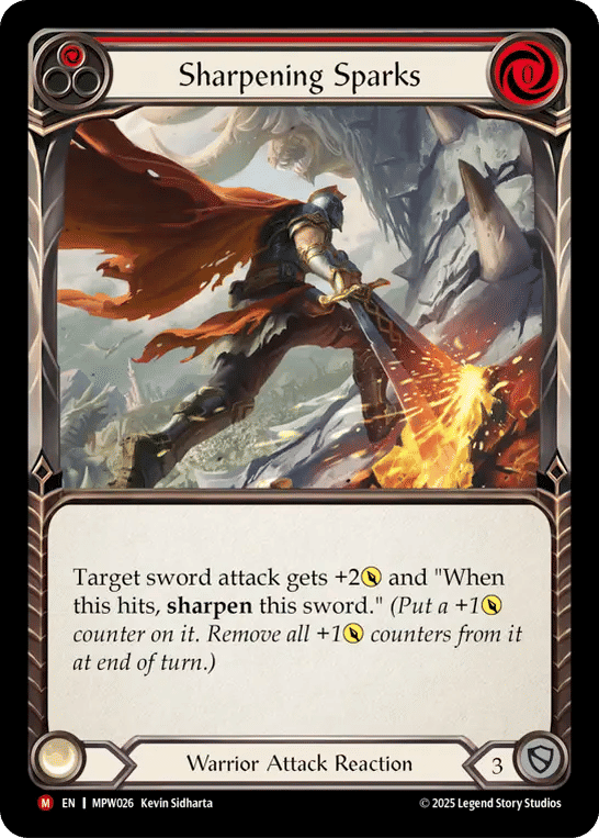 Étincelles tranchantes — Mastery Pack Warrior — Flesh and Blood