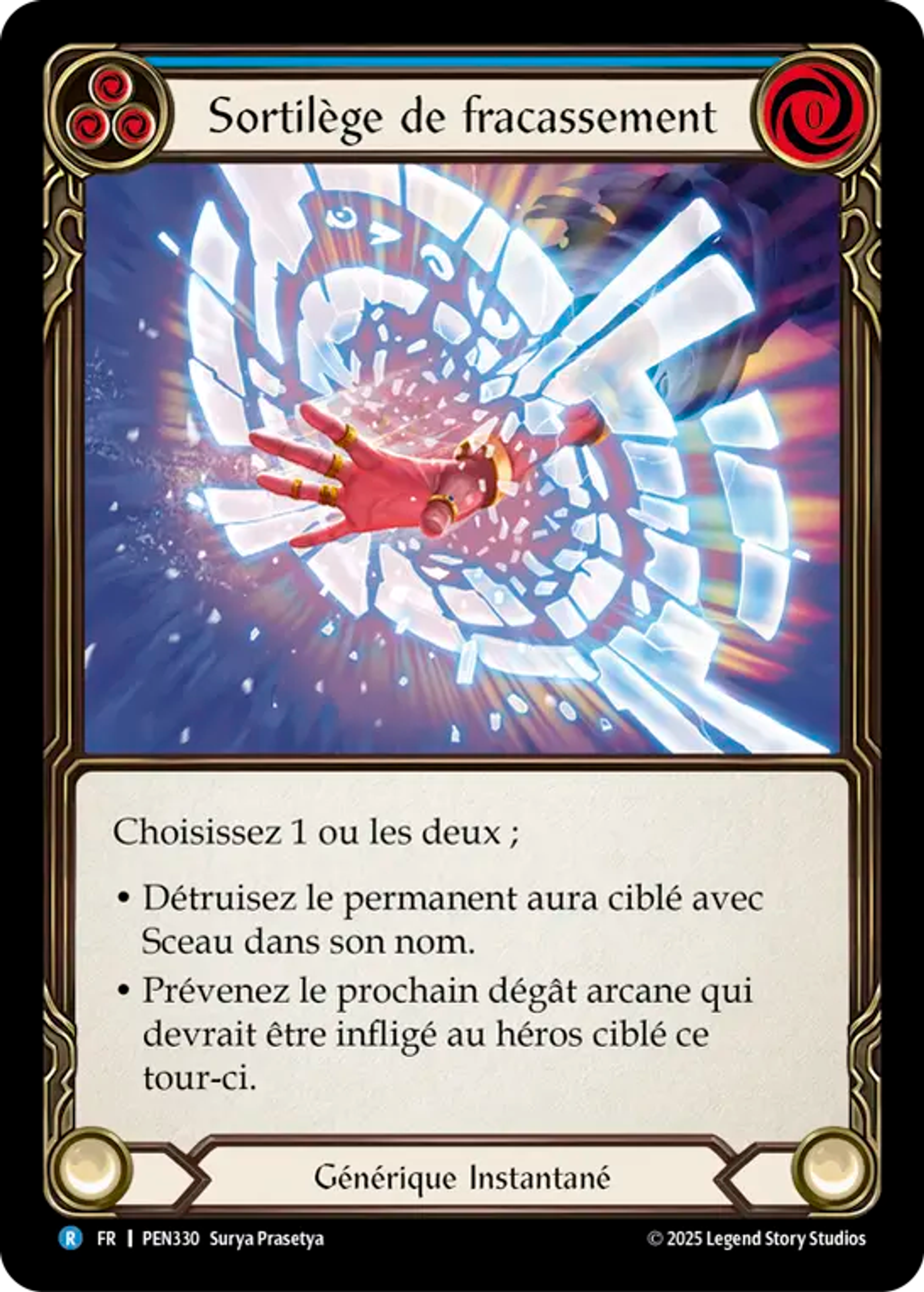 Shatter Sorcery (Blue) — Compendium of Rathe — Flesh and Blood
