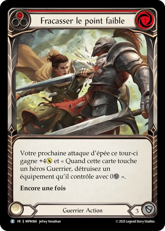 Fracasser le point faible — Mastery Pack Warrior — Flesh and Blood
