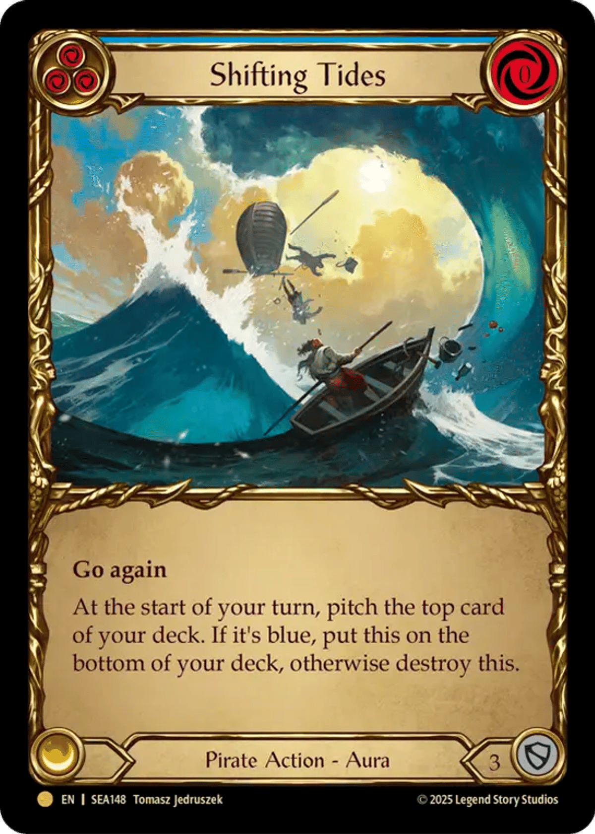 Shifting Tides (Blue) from High Seas - Treasure Pack - Flesh and Blood