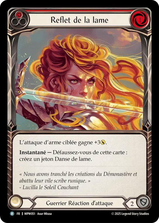 Reflet de la lame — Mastery Pack Warrior — Flesh and Blood