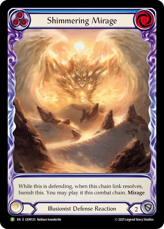 Shimmering Mirage — GEM - Pack 4 — Flesh and Blood
