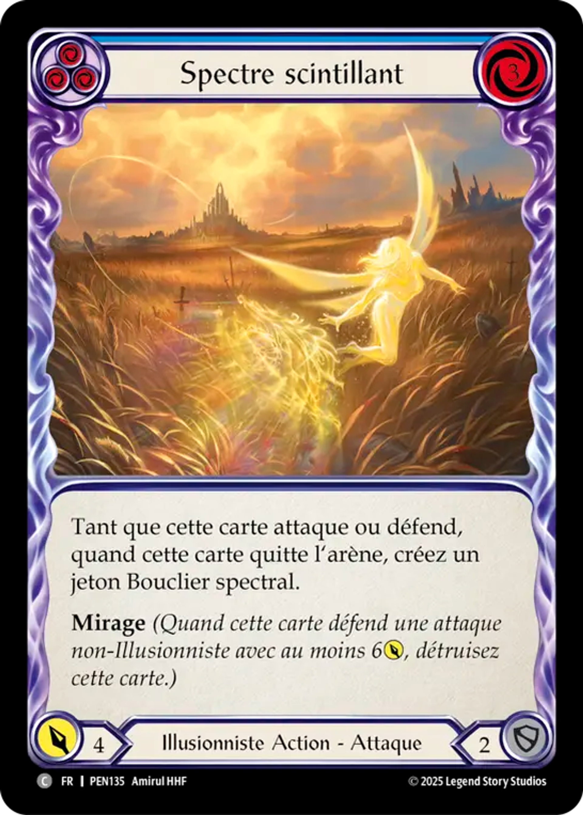 Shimmering Specter (Blue) — Compendium of Rathe — Flesh and Blood