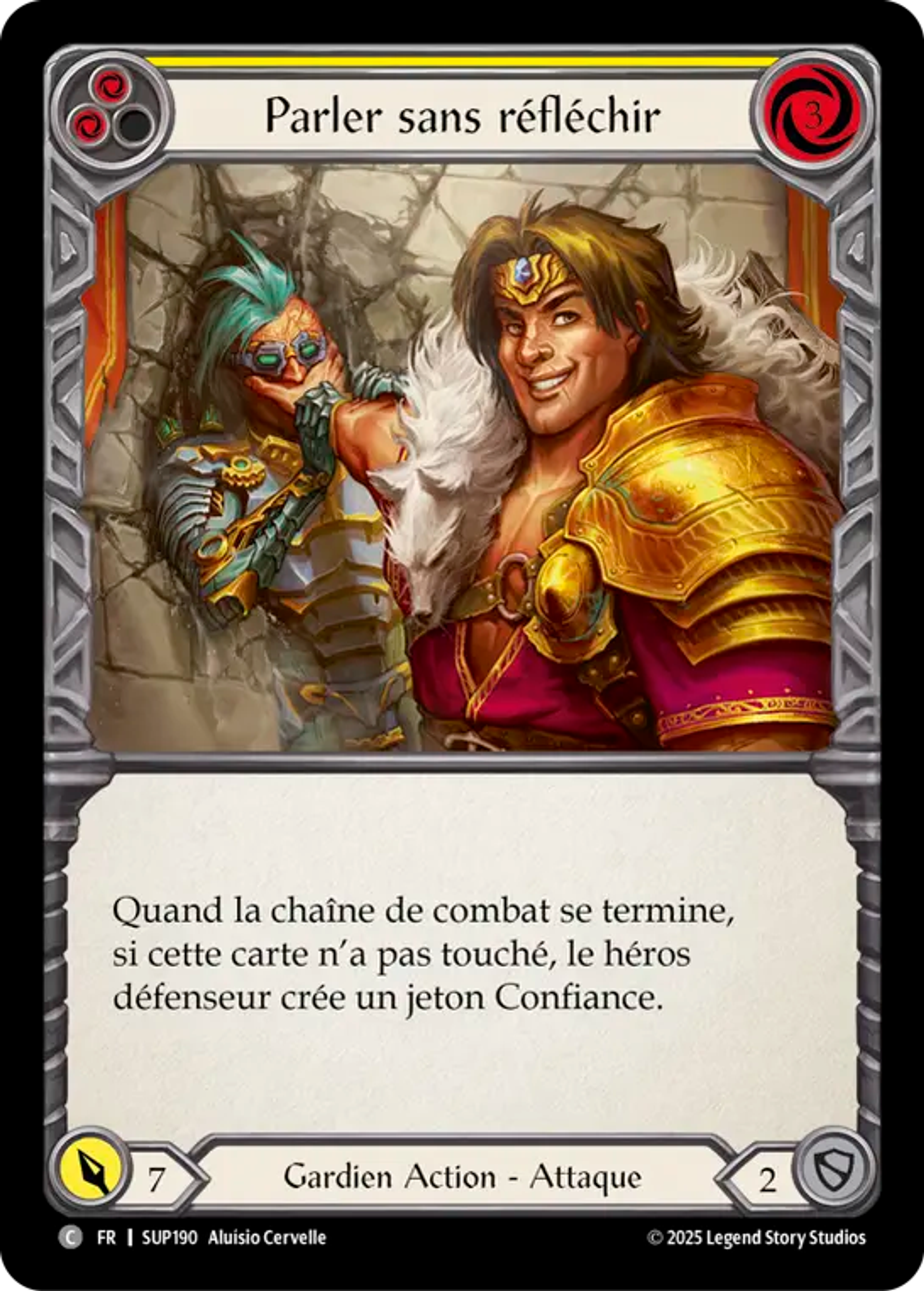 Parler sans réfléchir — Super Slam — Flesh and Blood