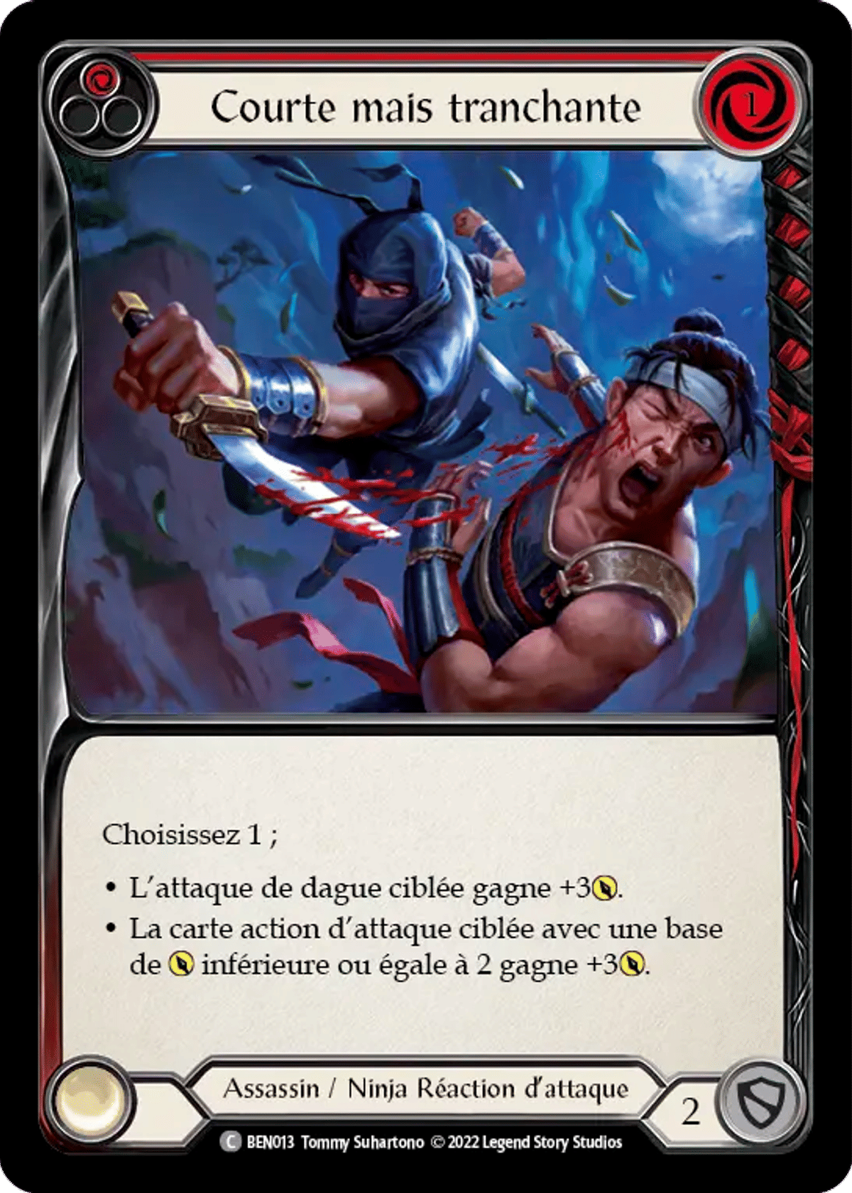 Courte mais tranchante from Benji - Blitz Deck - Flesh and Blood