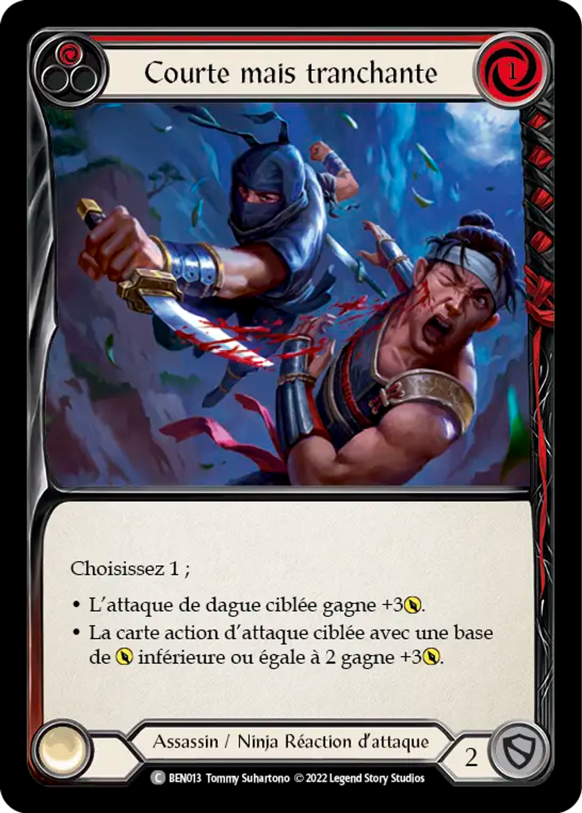 Courte mais tranchante — Benji - Blitz Deck — Flesh and Blood