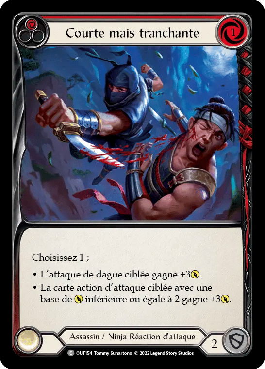 Courte mais tranchante — Outsiders — Flesh and Blood