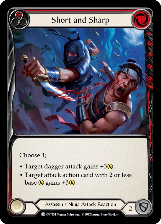 Short and Sharp (Red) — Outsiders — Flesh and Blood