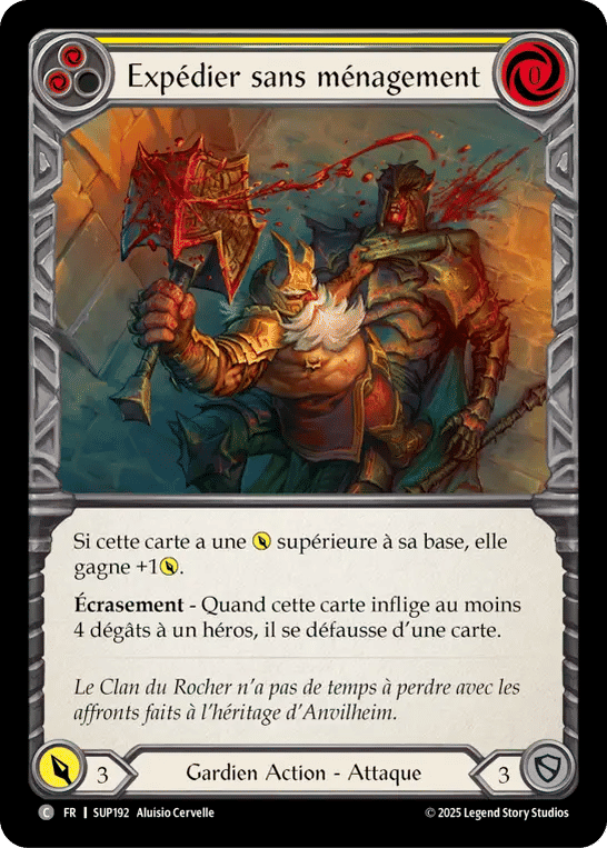 Expédier sans ménagement — Super Slam — Flesh and Blood