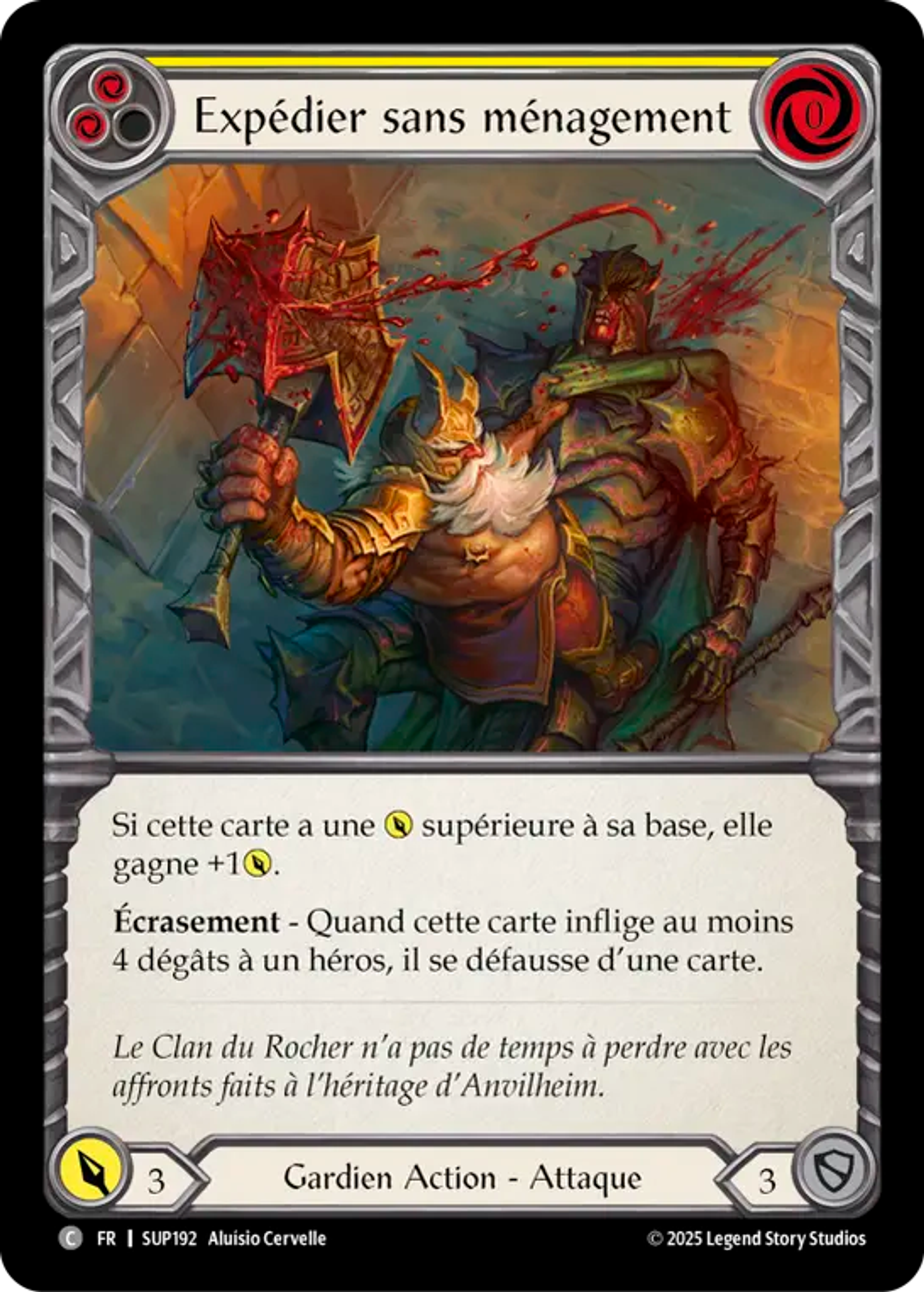 Expédier sans ménagement — Super Slam — Flesh and Blood