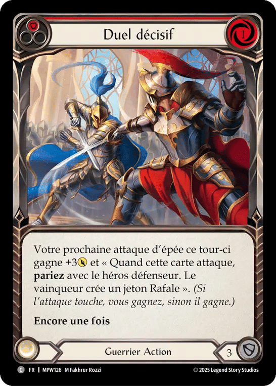 Duel décisif — Mastery Pack Warrior — Flesh and Blood