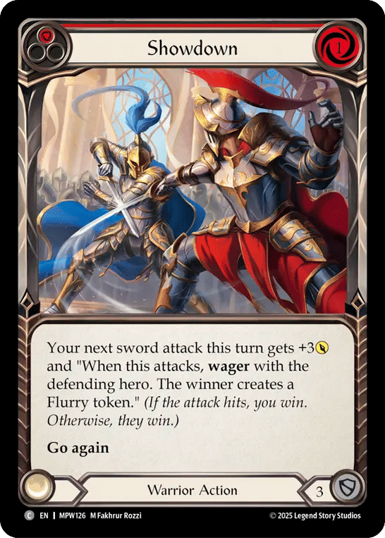 Showdown (Red) — Mastery Pack Warrior — Flesh and Blood