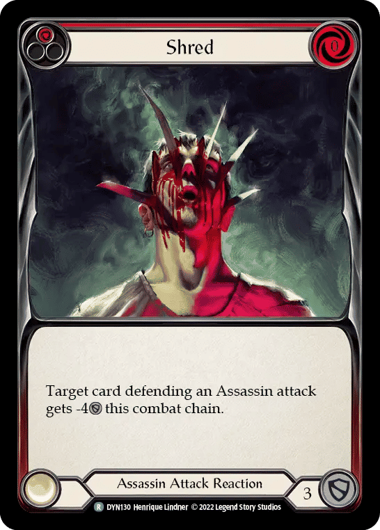Shred (Red) — Dynasty — Flesh and Blood