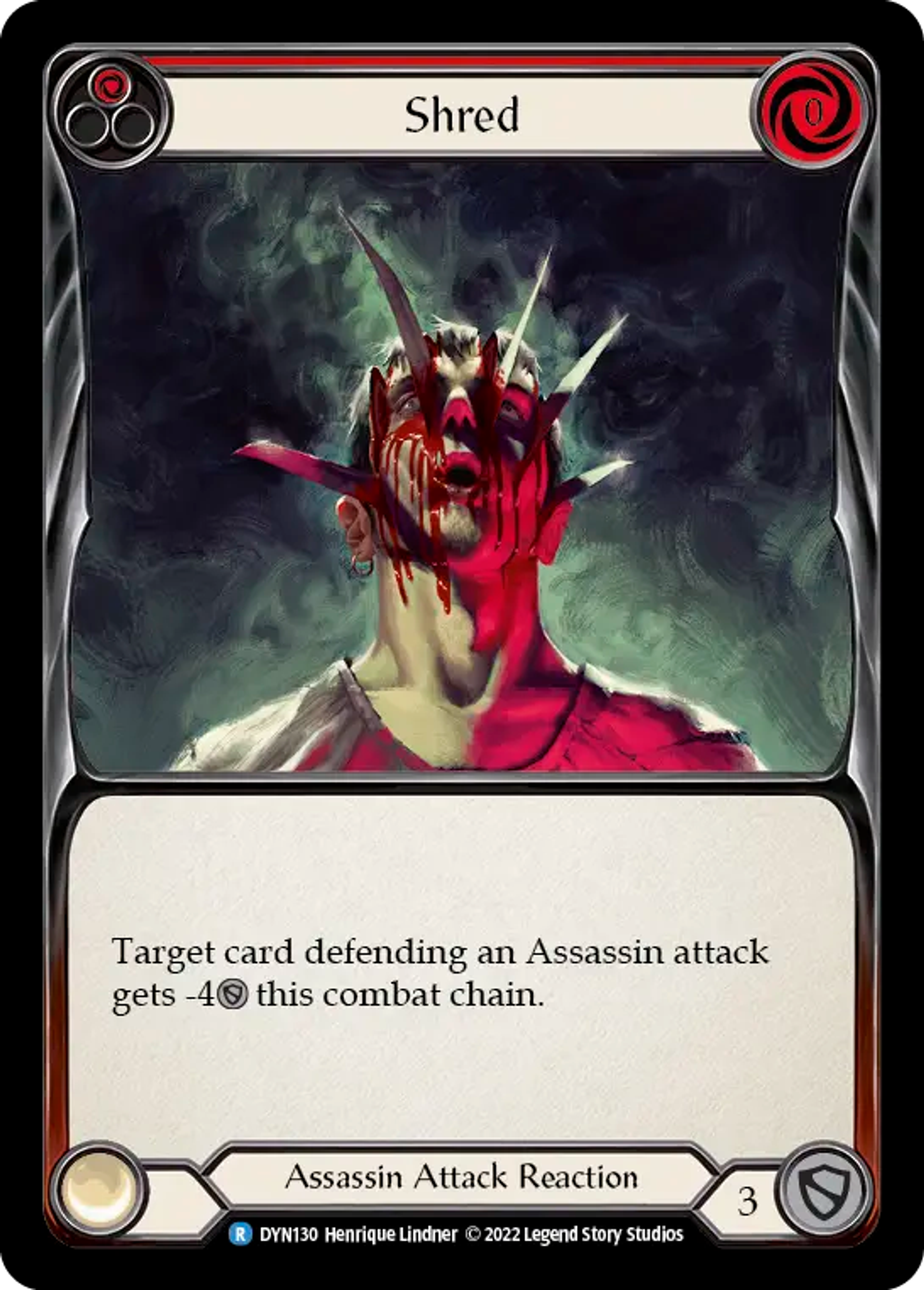 Shred (Red) — Dynasty — Flesh and Blood
