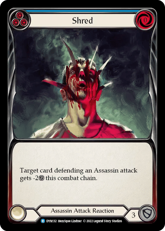 Shred (Blue) — Dynasty — Flesh and Blood