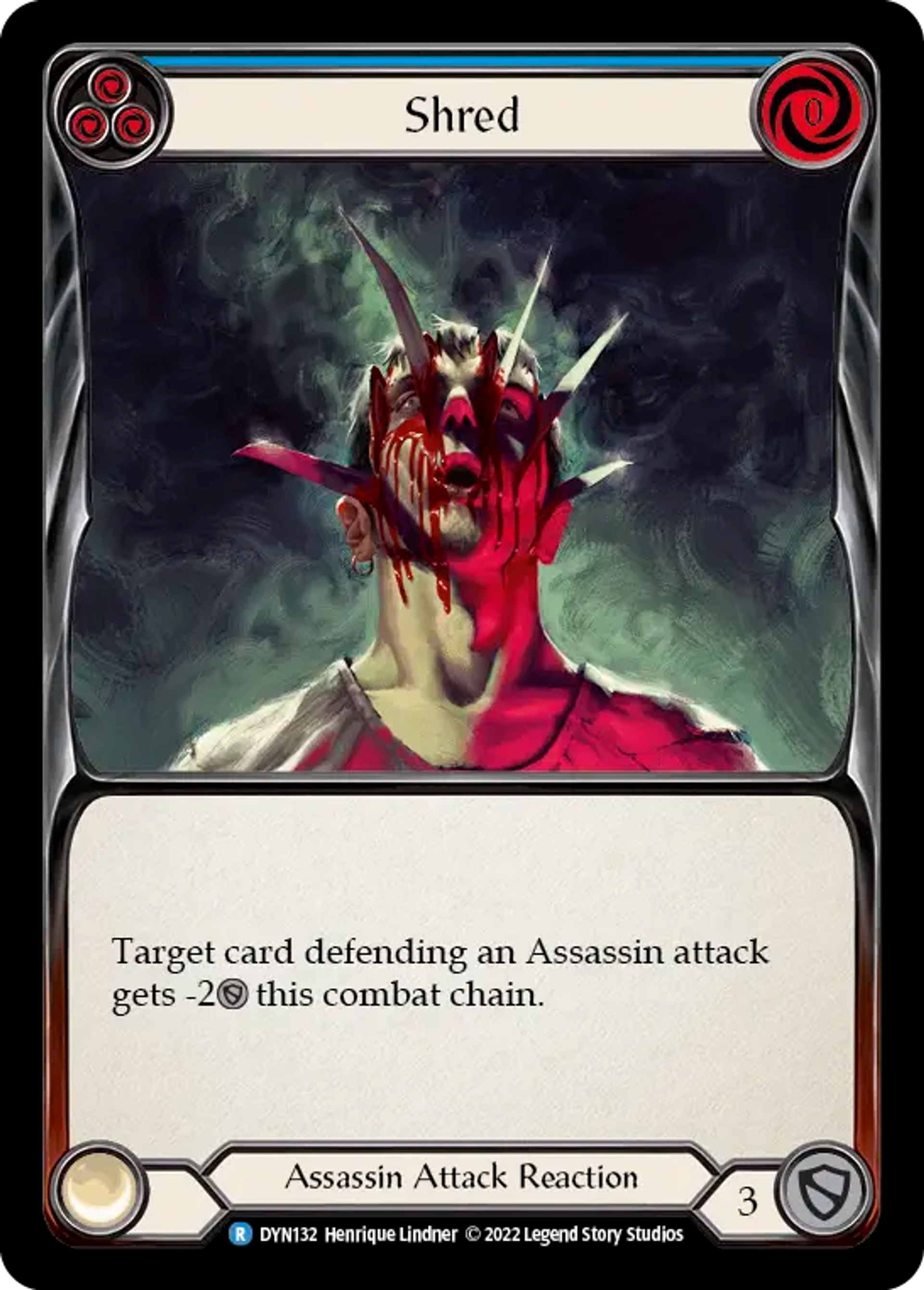 Shred (Blue) — Dynasty — Flesh and Blood