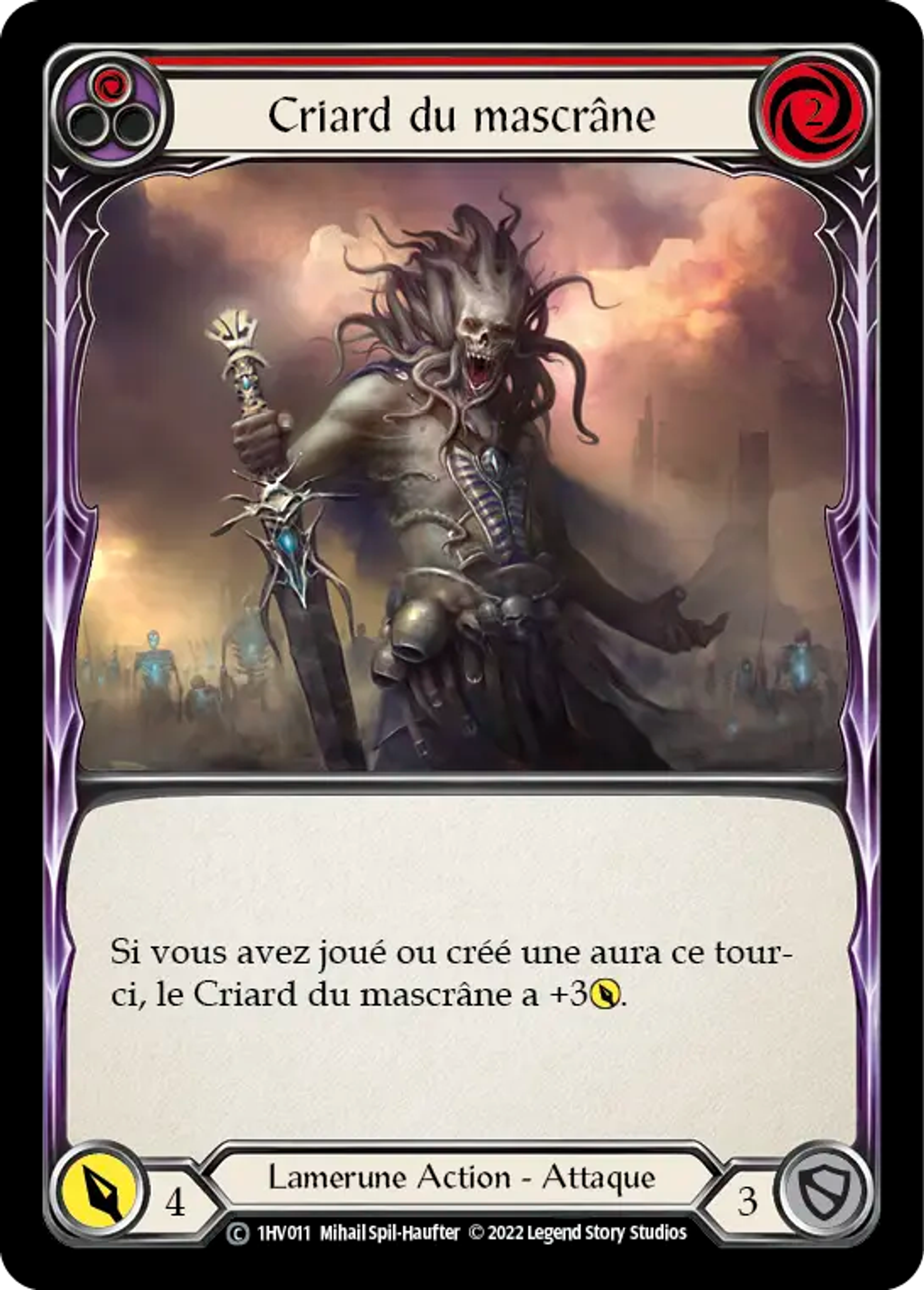 Criard du mascrâne — Viserai - Blitz Deck — Flesh and Blood