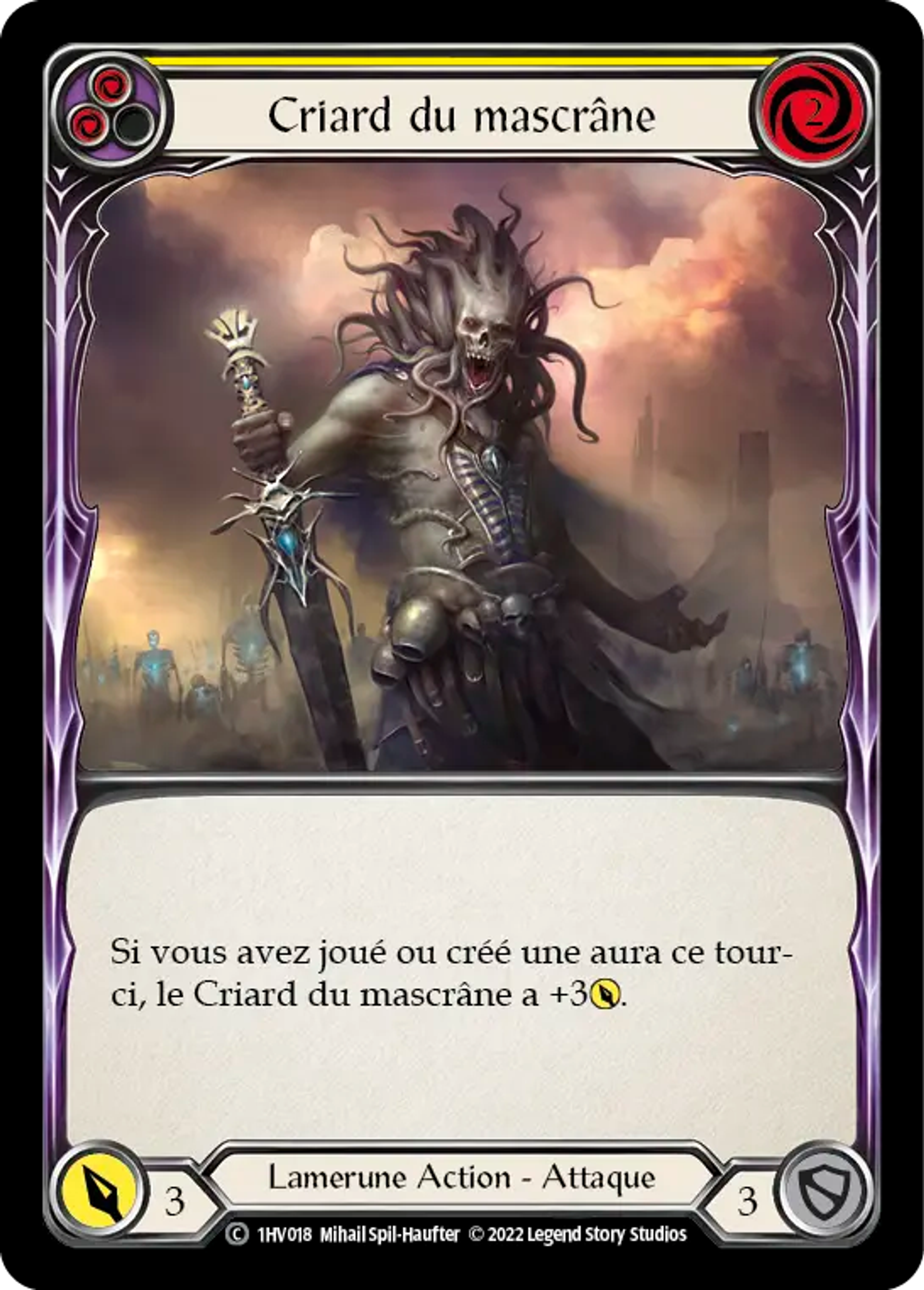 Criard du mascrâne — Viserai - Blitz Deck — Flesh and Blood