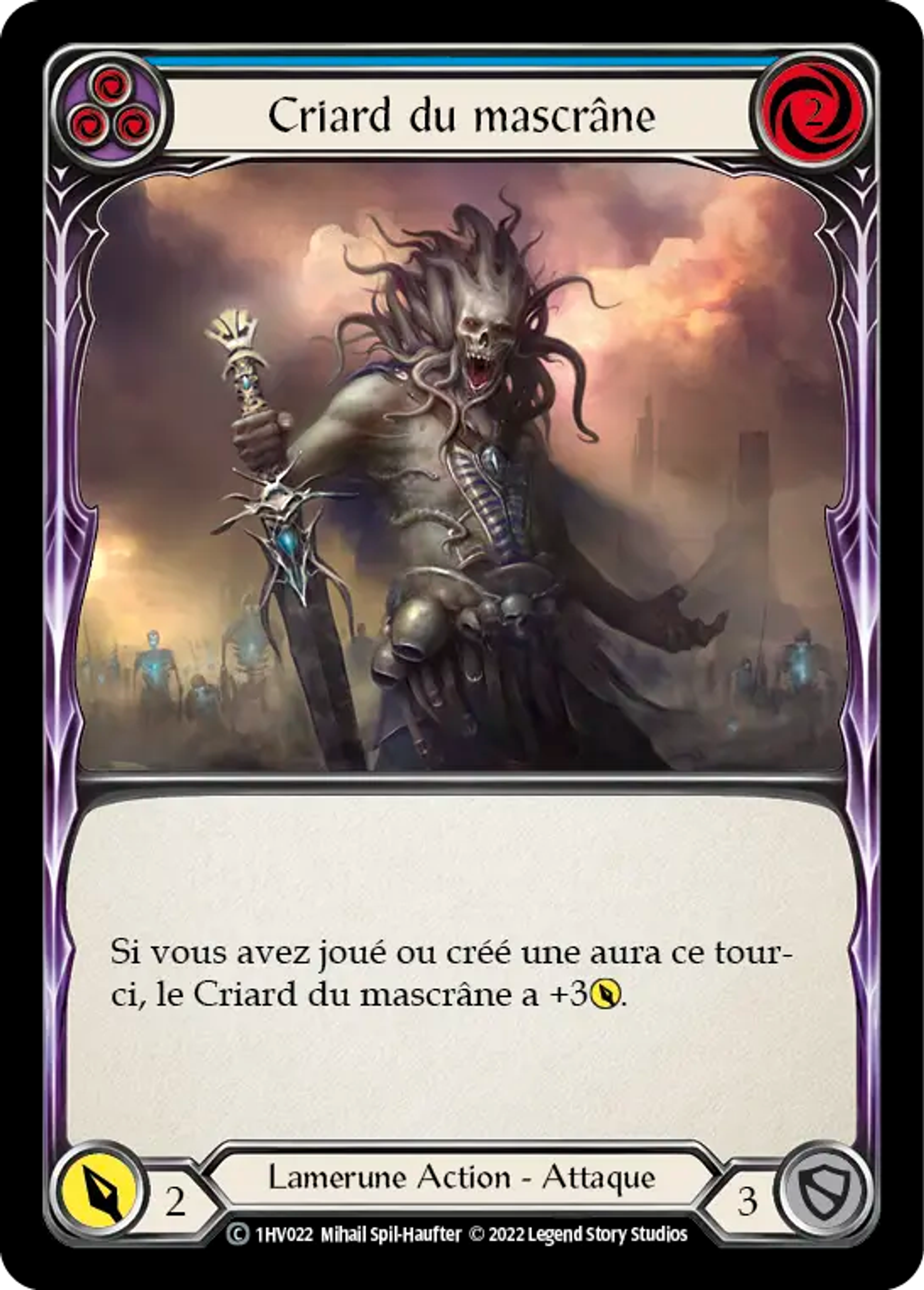 Criard du mascrâne — Viserai - Blitz Deck — Flesh and Blood