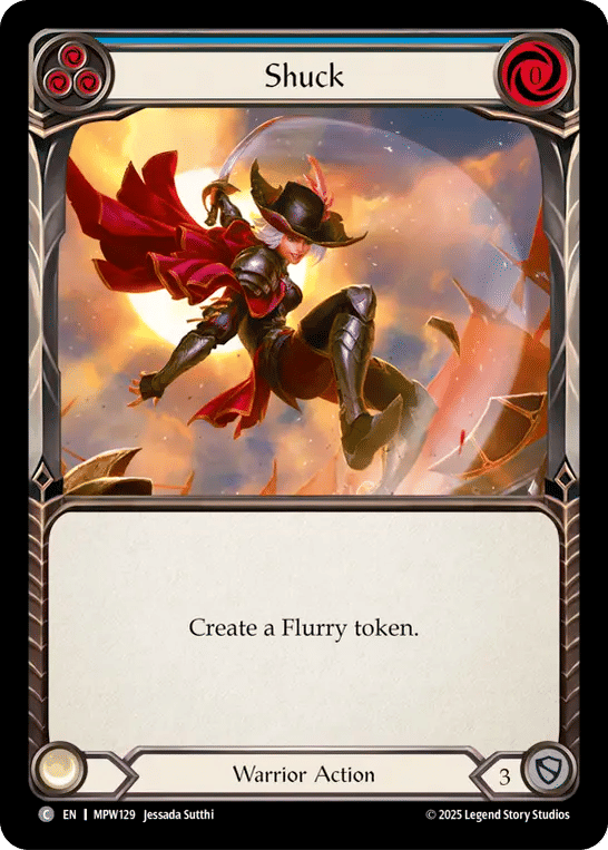 Shuck (Blue) from Mastery Pack Warrior - Flesh and Blood