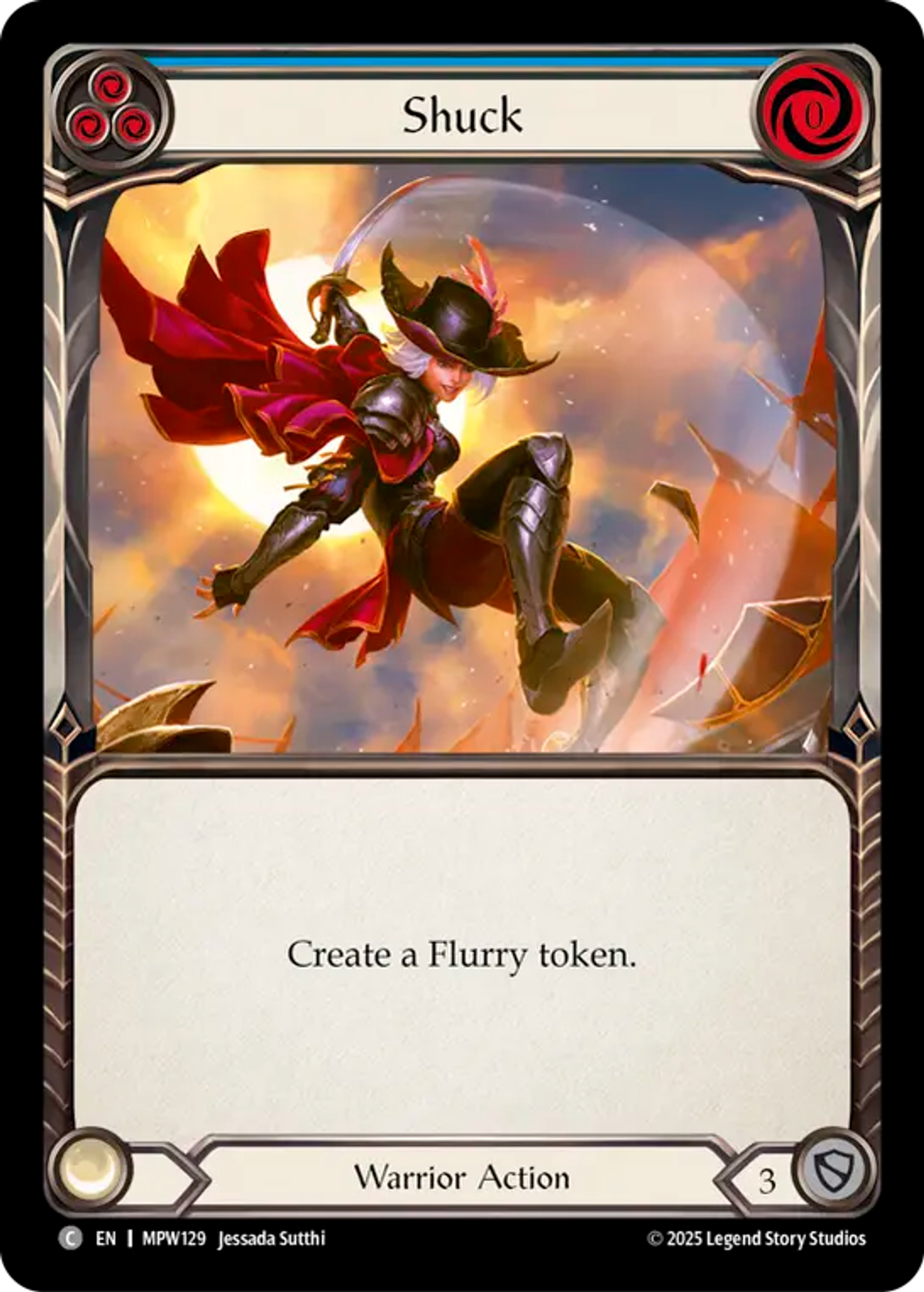 Shuck (Blue) — Mastery Pack Warrior — Flesh and Blood