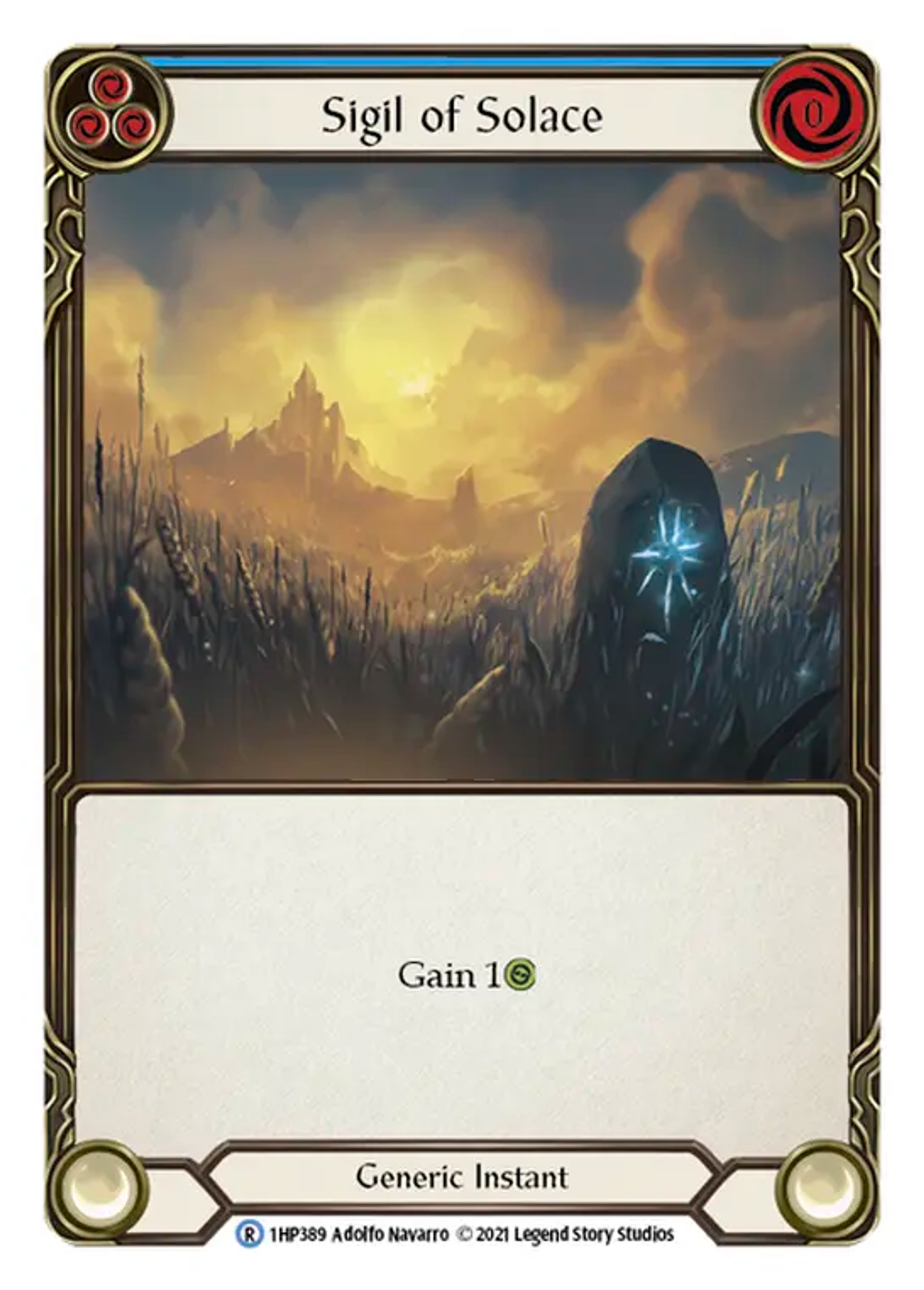 Sigil of Solace (Blue) — History Pack 1 — Flesh and Blood