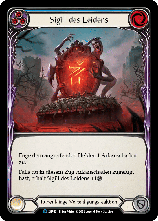 Sigil of Suffering (Blue) — History Pack 2 - Black Label — Flesh and Blood