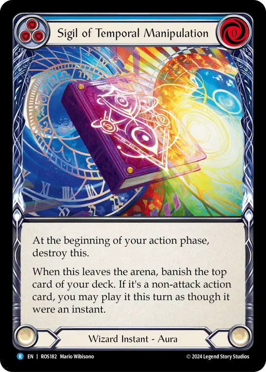 Sigil of Temporal Manipulation (Blue) — Rosetta — Flesh and Blood