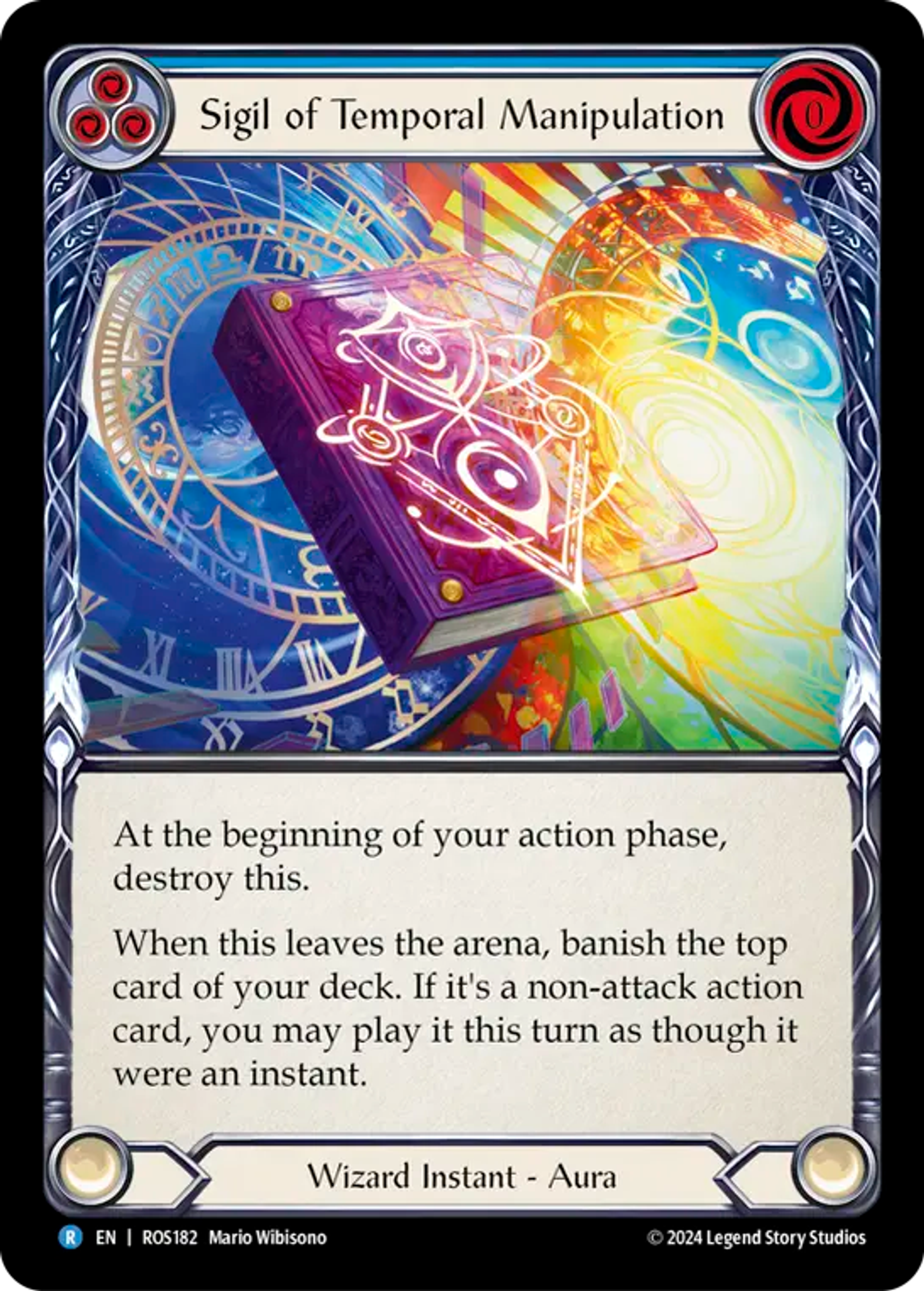 Sigil of Temporal Manipulation (Blue) — Rosetta — Flesh and Blood
