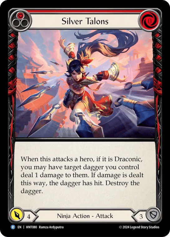 Silver Talons (Red) — The Hunted — Flesh and Blood