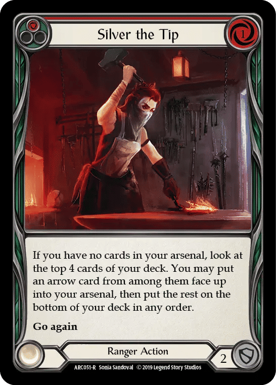 Silver the Tip (Red) — Arcane Rising — Flesh and Blood