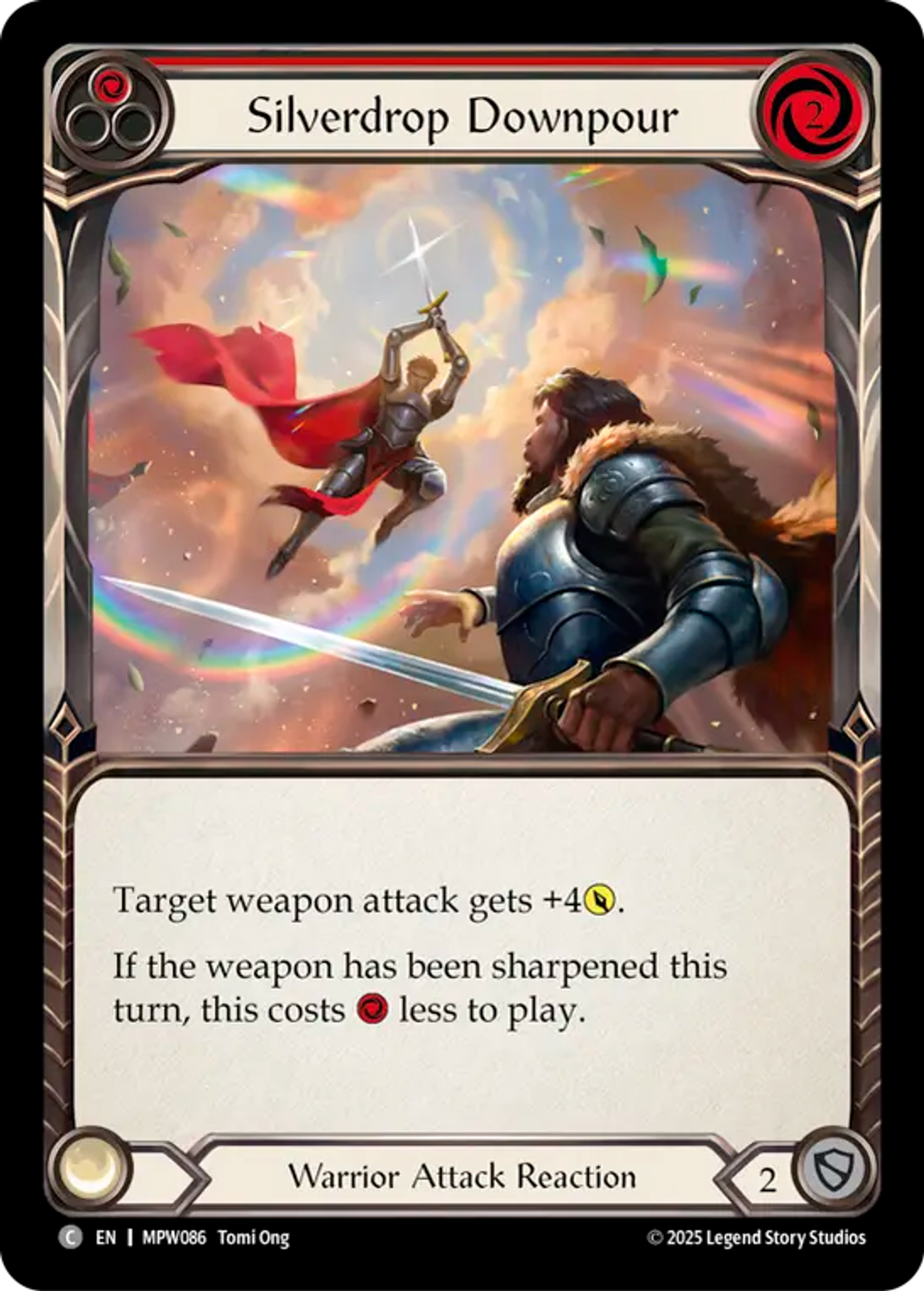 Silverdrop Downpour (Red) — Mastery Pack Warrior — Flesh and Blood