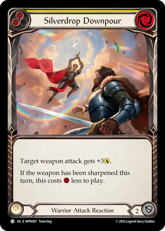 Silverdrop Downpour (Yellow) — Mastery Pack Warrior — Flesh and Blood