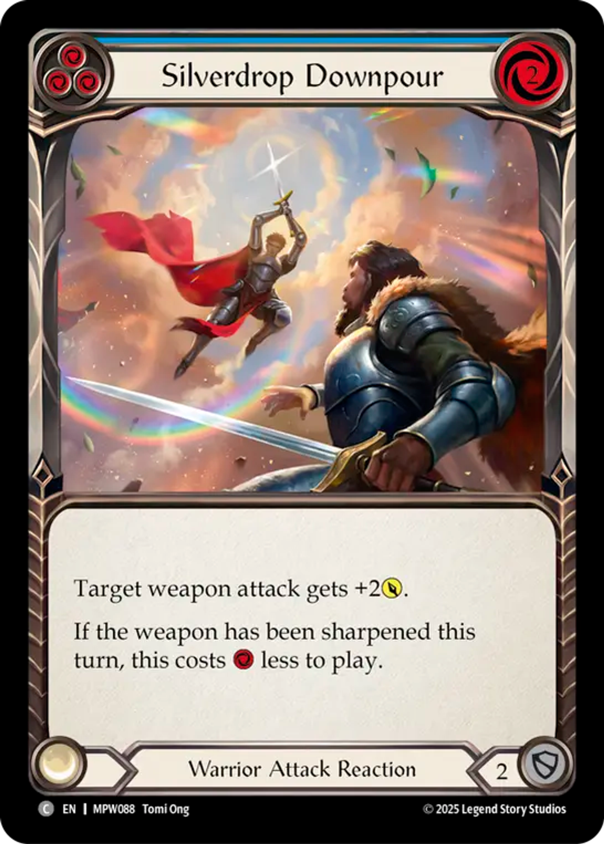 Silverdrop Downpour (Blue) — Mastery Pack Warrior — Flesh and Blood