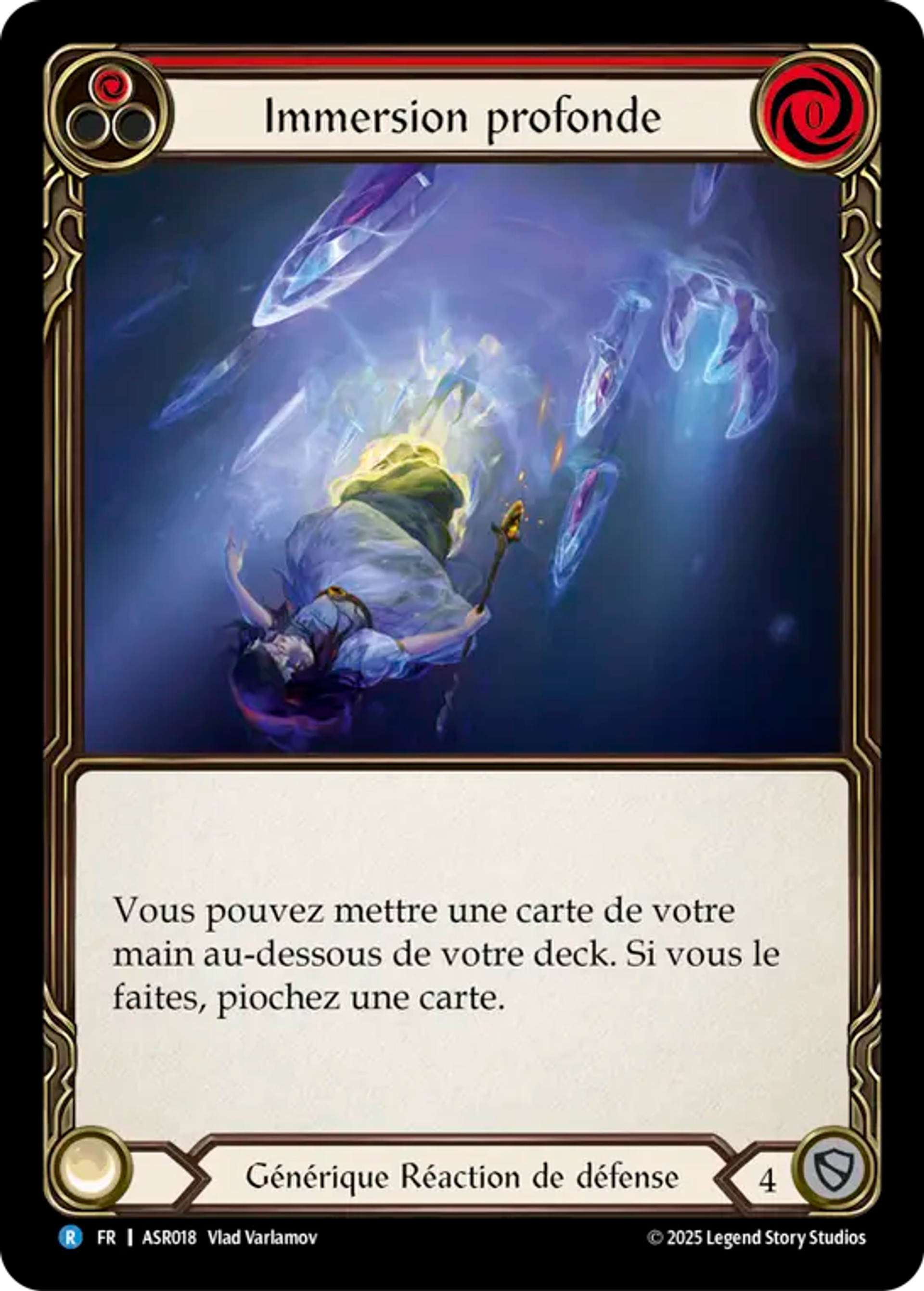 Immersion profonde — Armory Deck - Ira, Scarlet Revenger — Flesh and Blood