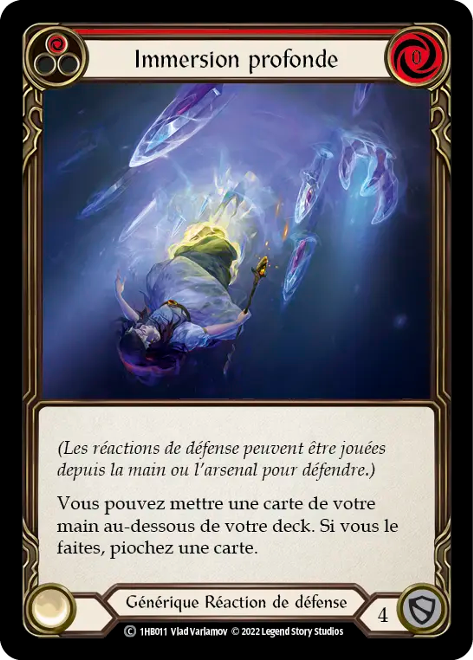 Immersion profonde — Bravo - Blitz Deck — Flesh and Blood