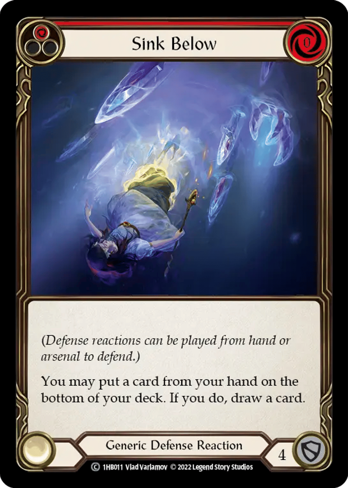 Sink Below (Red) from Bravo - Blitz Deck - Flesh and Blood