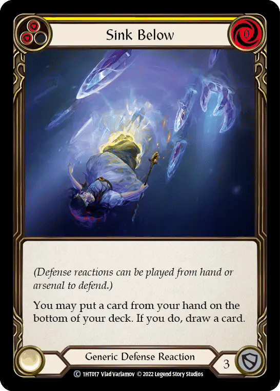 Sink Below (Yellow) — Dorinthea - Blitz Deck — Flesh and Blood