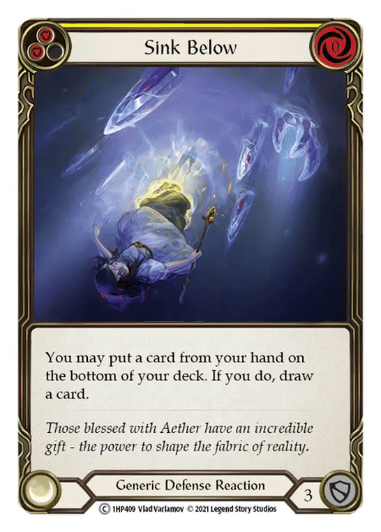 Sink Below (Yellow) — History Pack 1 — Flesh and Blood