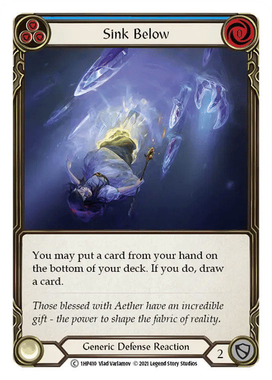 Sink Below (Blue) — History Pack 1 — Flesh and Blood