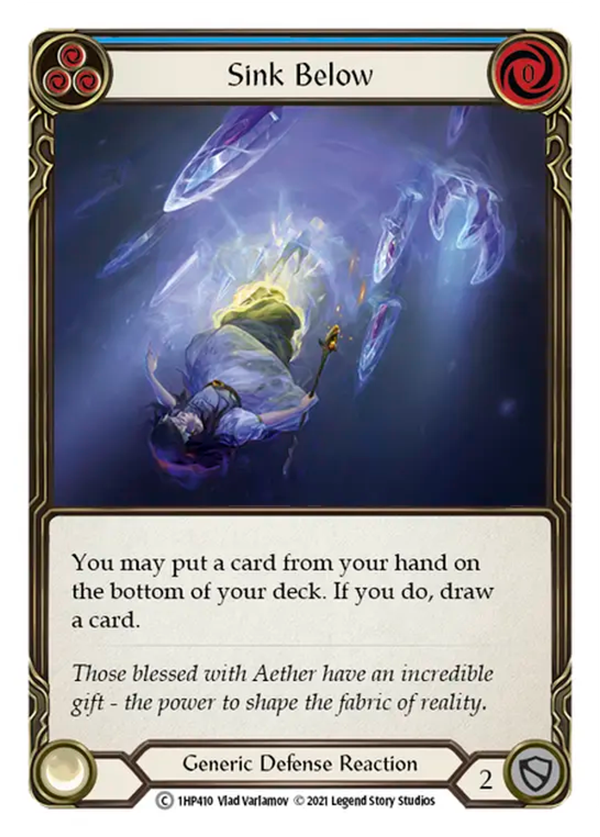 Sink Below (Blue) — History Pack 1 — Flesh and Blood