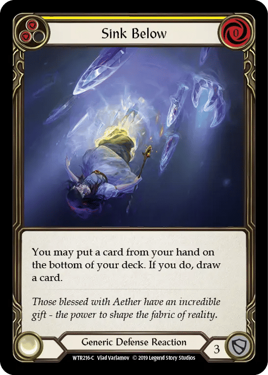 Sink Below (Yellow) — Welcome to Rathe — Flesh and Blood
