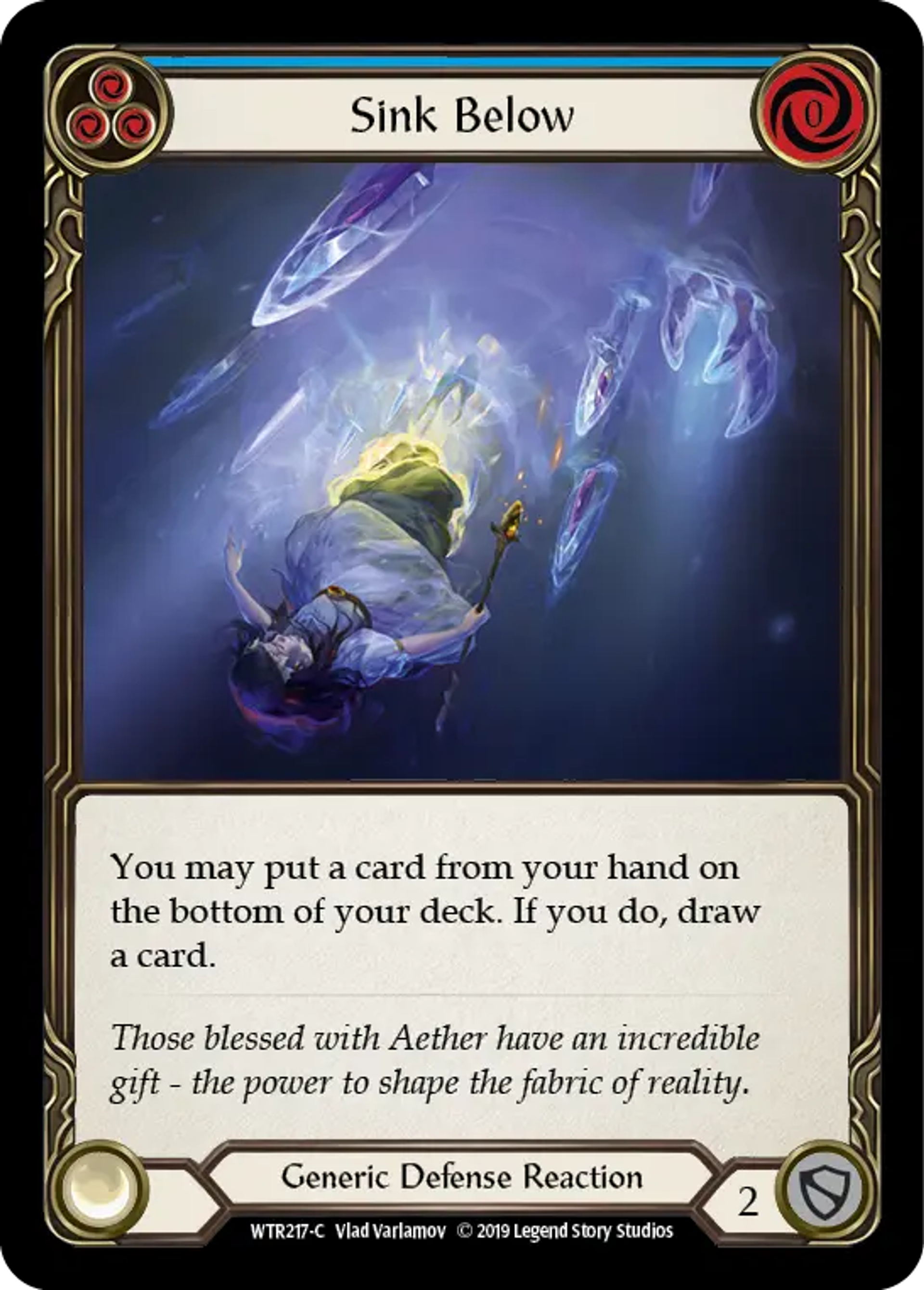 Sink Below (Blue) — Welcome to Rathe — Flesh and Blood