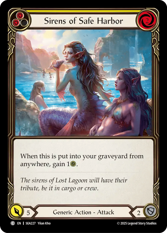 Sirens of Safe Harbor (Yellow) — High Seas — Flesh and Blood